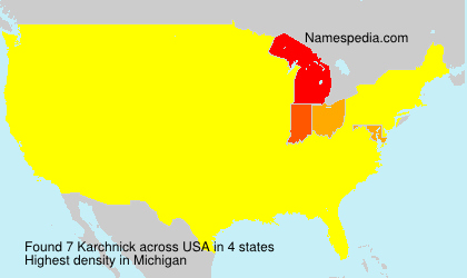 Surname Karchnick in USA Surname Karchnick in USA