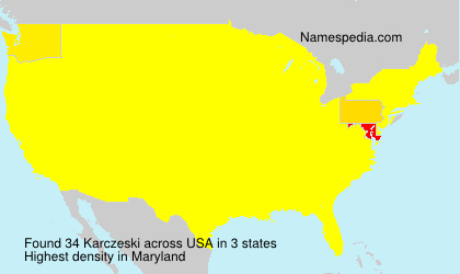 Surname Karczeski in USA Surname Karczeski in USA