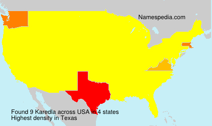 Surname Karedla in USA Surname Karedla in USA