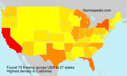 Surname Karena in USA Surname Karena in USA