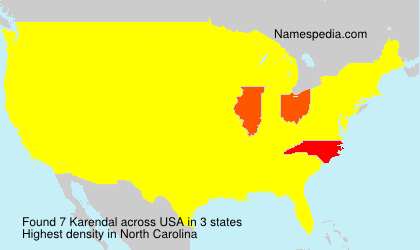 Surname Karendal in USA Surname Karendal in USA