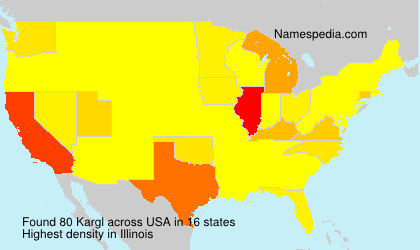 Surname Kargl in USA Surname Kargl in USA