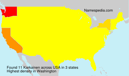 Surname Karkainen in USA Surname Karkainen in USA