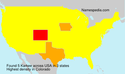 Surname Karkee in USA Surname Karkee in USA