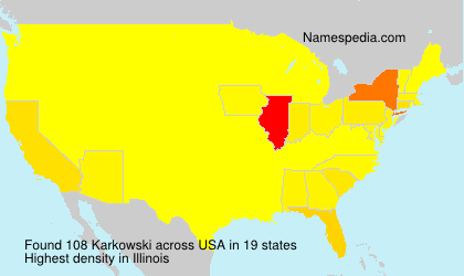 Surname Karkowski in USA Surname Karkowski in USA