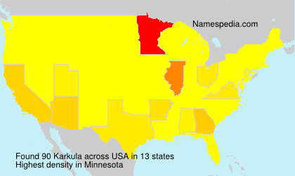 Surname Karkula in USA Surname Karkula in USA