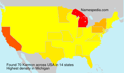 Surname Karmon in USA Surname Karmon in USA