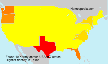 Surname Karmy in USA Surname Karmy in USA