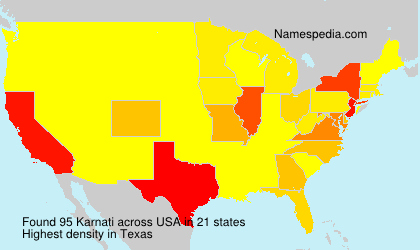 Surname Karnati in USA Surname Karnati in USA
