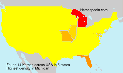 Surname Karnaz in USA Surname Karnaz in USA
