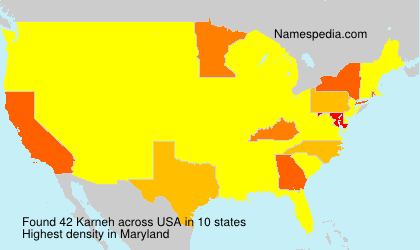 Surname Karneh in USA Surname Karneh in USA