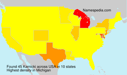Surname Karnicki in USA Surname Karnicki in USA