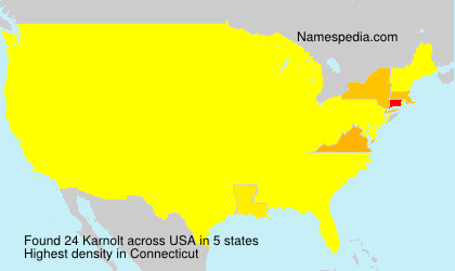 Surname Karnolt in USA Surname Karnolt in USA