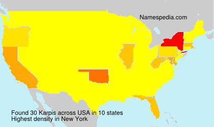 Surname Karpis in USA Surname Karpis in USA