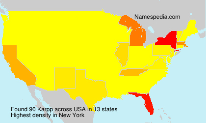 Surname Karpp in USA Surname Karpp in USA