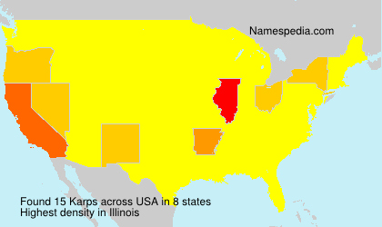 Surname Karps in USA Surname Karps in USA