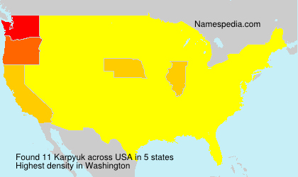 Surname Karpyuk in USA Surname Karpyuk in USA