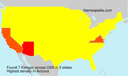 Surname Karsgor in USA Surname Karsgor in USA