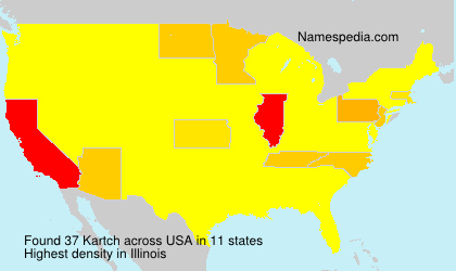 Surname Kartch in USA