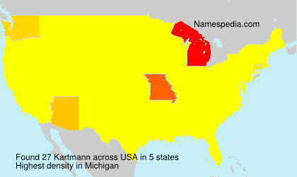Surname Kartmann in USA