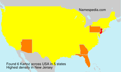 Surname Kartoz in USA Surname Kartoz in USA