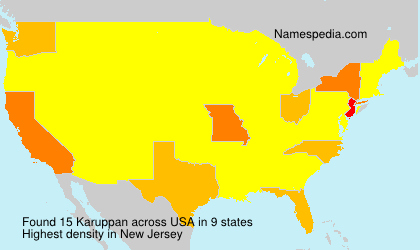 Surname Karuppan in USA
