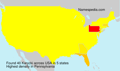 Surname Karycki in USA Surname Karycki in USA