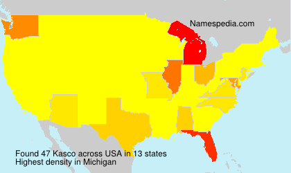 Surname Kasco in USA Surname Kasco in USA