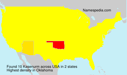 Surname Kasenurm in USA Surname Kasenurm in USA
