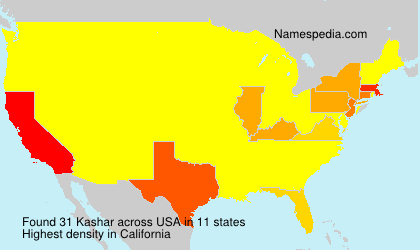 Surname Kashar in USA
