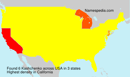 Surname Kashchenko in USA Surname Kashchenko in USA
