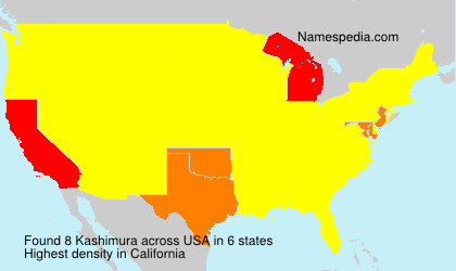 Surname Kashimura in USA Surname Kashimura in USA