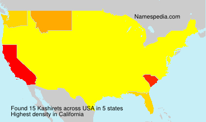 Surname Kashirets in USA Surname Kashirets in USA
