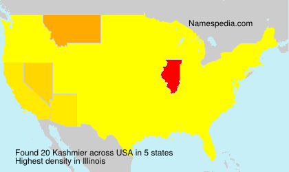 Surname Kashmier in USA Surname Kashmier in USA