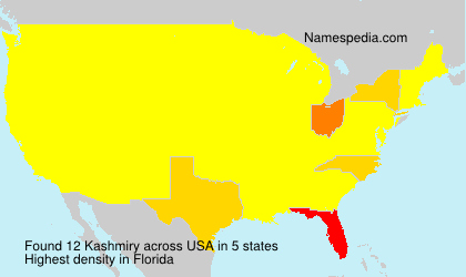 Surname Kashmiry in USA Surname Kashmiry in USA