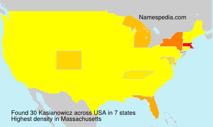 Surname Kasianowicz in USA Surname Kasianowicz in USA