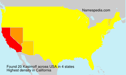 Surname Kasimoff in USA Surname Kasimoff in USA