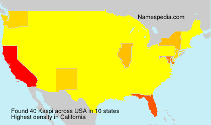 Surname Kaspi in USA Surname Kaspi in USA
