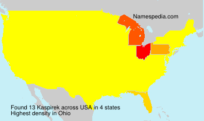Surname Kaspirek in USA Surname Kaspirek in USA