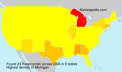Surname Kasprzynski in USA Surname Kasprzynski in USA