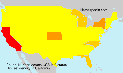 Surname Kasri in USA Surname Kasri in USA