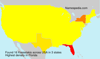 Surname Kasselakis in USA Surname Kasselakis in USA