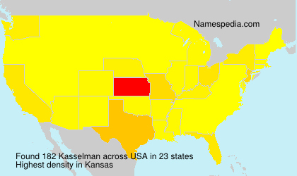 Surname Kasselman in USA Surname Kasselman in USA