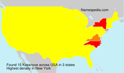Surname Kassnove in USA Surname Kassnove in USA