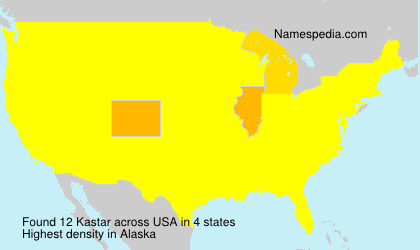 Surname Kastar in USA Surname Kastar in USA