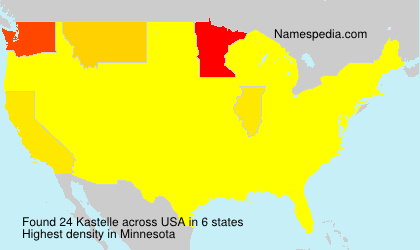 Surname Kastelle in USA Surname Kastelle in USA