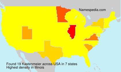 Surname Kastenmeier in USA