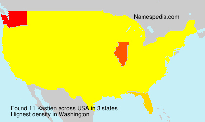 Surname Kastien in USA Surname Kastien in USA