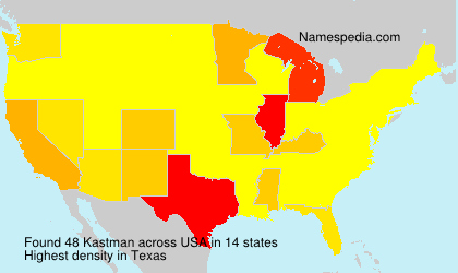 Surname Kastman in USA