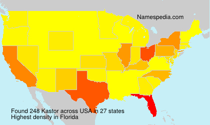 Surname Kastor in USA Surname Kastor in USA